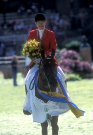 Endurance World Champion, Becky Hart (USA) and Grand Sultan.  - ©Kit Houghton / FEI