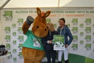 Norman with Pénélope Leprevost  - ©Comité d'Organisation Normandie 2014