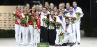 Team Vaulting podium - ©PSV Photos